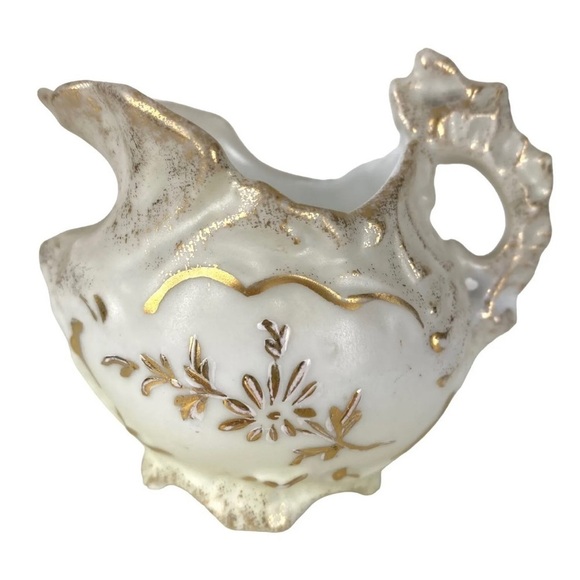 Antique Sugar Creamer Set Marked Germany Gold Trim Ornate - Picture 2 of 10